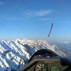 Verortung via Georeferenzierung der Kamera: Aufgenommen in der Nähe von Innsbruck, Österreich in 2500 Meter